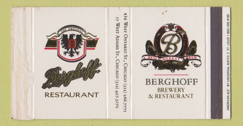 Matchbox - Berghoff Brewery Restaurant Beer Chicago IL