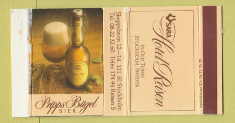 Matchbox - Sara Hotel Reisen Stockholm Sweden Pripps Bugel Beer