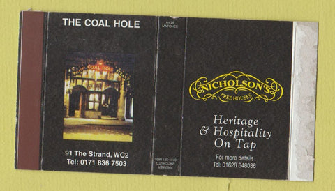Matchbox - Nicholson's Free Houses Coal Hole Strand UK England
