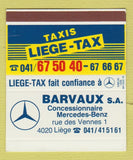 Matchbox - Taxis Liege Tax Mercedes Benz
