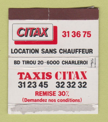 Matchbox - Citax Taxi Charleroi Belgium WEAR