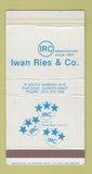 Matchbox - Iwan Ries Tobacco Chicago IL