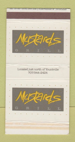 Matchbox - Mustards Grill Yountville CA
