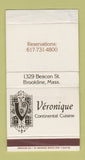 Matchbox - Veronique Restaurant Brookline MA