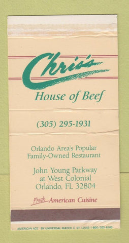 Matchbox - Chris's House of Beef Orlando FL