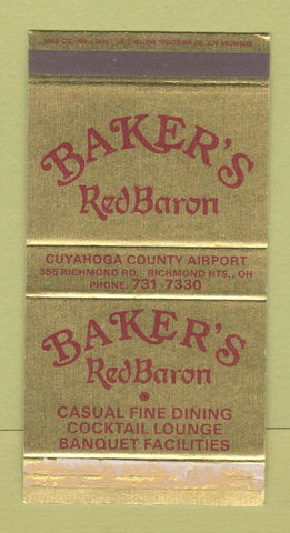 Matchbox - Baker's Red Baron Richmond Heights OH