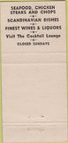 Matchbook Cover - Bit of Sweden Detroit MI 30 Strike
