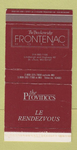 Matchbox - Breckenridge Frontenac Hotel St Louis MO