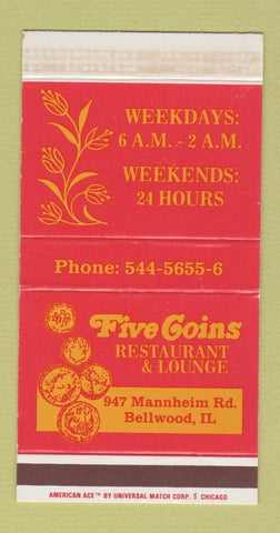 Matchbox - Five Coins Restaurant Bellwood IL
