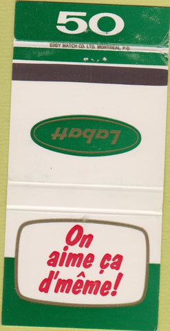 Matchbook Cover - Labatt Montreal 30 Strike