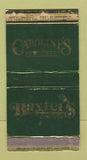 Matchbox - Sheraton Hotel Burlington VT Caroline's Baxters WEAR