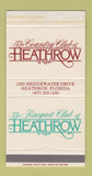 Matchbox - Country Club at Heathrow FL Racquet Club