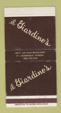Matchbox - Il Giardino's Fort Lauderdale FL WEAR