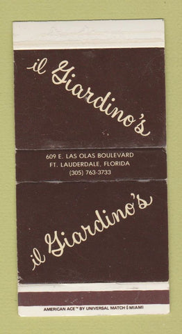 Matchbox - Il Giardino's Fort Lauderdale FL WEAR
