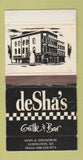 Matchbox - DeSha's Restaurant Lexington KY WORN