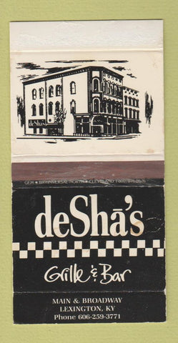 Matchbox - DeSha's Restaurant Lexington KY WORN