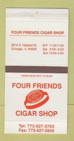 Matchbox - Four Friends Cigar Shop Chicago IL