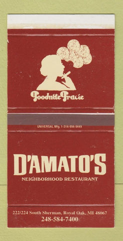 Matchbox - D'Amato's Restaurant Royal Oak MI