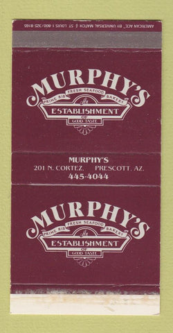 Matchbox - Murphy's Restaurant Prescott AZ