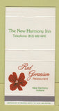 Matchbox - Red Geranium Restaurant New Harmony Inn IN
