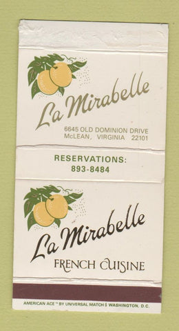 Matchbox - La Mirabelle McLean VA French Restaurant