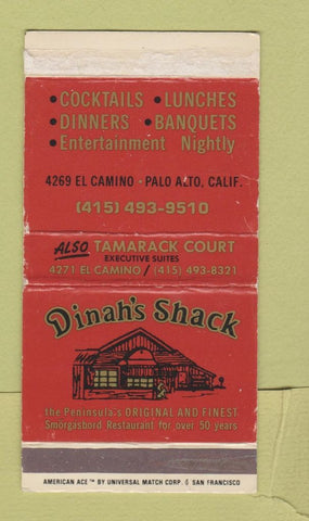 Matchbox - Dinah's Shack Palo Alto CA WORN