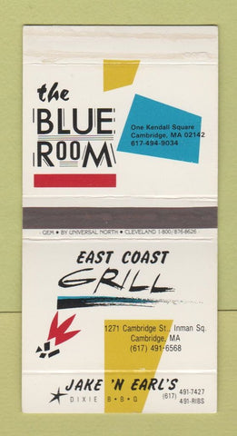 Matchbox - Blue Room East Coast Grill Jake n Earl's BBQ Cambridge MA