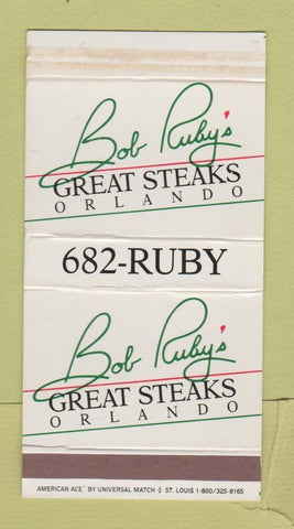 Matchbox - Bob Ruby's Steak Orlando FL