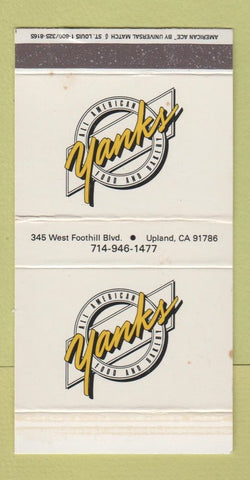Matchbox - Yanks Restaurant Upland CA WEAR