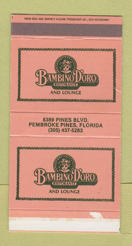 Matchbox - Bambino D'Oro Ristorante Pembroke Pines FL