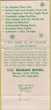 Matchbook Cover - Sugar Bowl Norden CA WORN 30 Strike