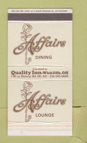 Matchbox - Affairs Lounge Quality Inn Wickliffe OH