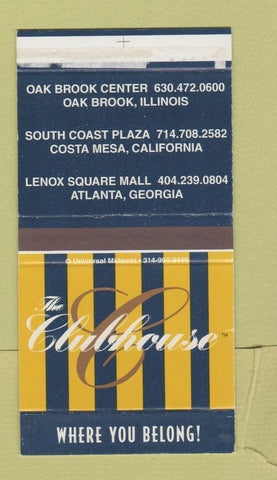 Matchbox - The Clubhouse Oak Brook IL Costa Mesa CA Atlanta GA
