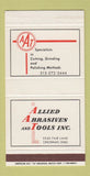 Matchbox - Allied Abrasives and Tools Cincinnati OH
