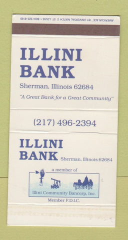 Matchbox - Illini Bank Sherman IL