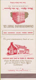 Matchbook Cover - Cahmbersburg Trust Co PA 30 Strike