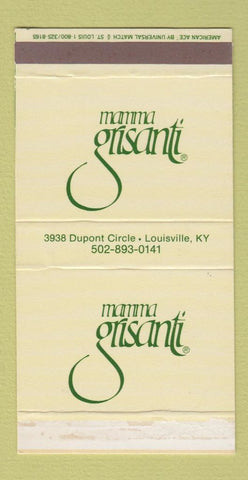 Matchbox - Mamma Grisanti Louisville KY