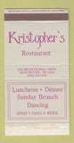 Matchbox - Kristopher's Restaurant Manchester NH