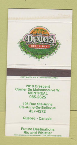 Matchbox - Dundees Deli Bar Montreal Ste Anne de Bellevue QC
