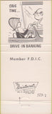 Matchbook Cover - Hershey National Bank PA 30 Strike