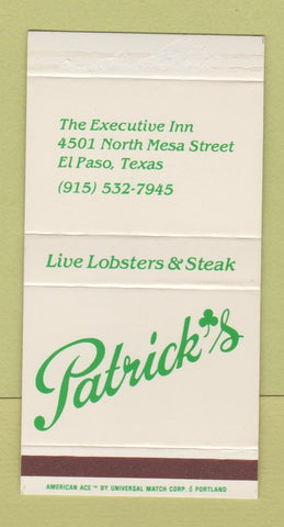Matchbox - Patrick's El Paso TX Restaurant