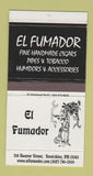Matchbox - El Rumador Sewickley PA Cigars Pipes Tobacco