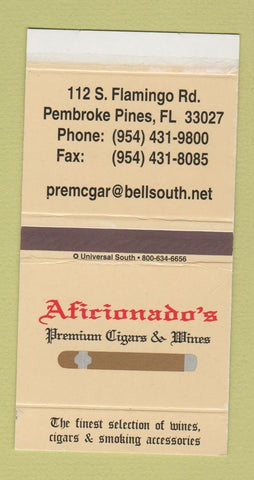 Matchbox - Aficionado's Cigars Tobacco Wines Pembroke Pines FL