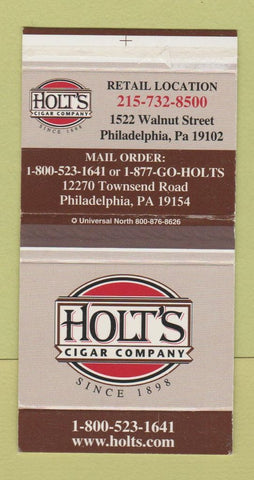 Matchbox - Holt's Cigar Company Philadelphia PA