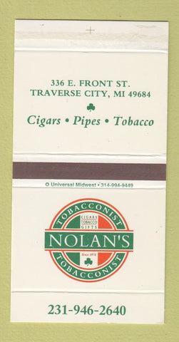 Matchbox - Nolan's Tobacco Cigars Pipes Traverse City MI