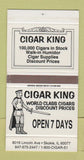 Matchbox - Cigar King Tobacco Skokie IL