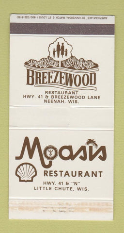 Matchbox - Breezewood Restaurant Neenah WI Moasis Little Chute WI