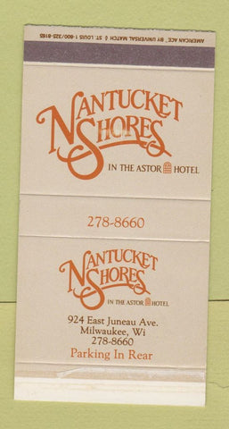 Matchbox - Nantucket Shores Astor Hotel Milwaukee WI WEAR