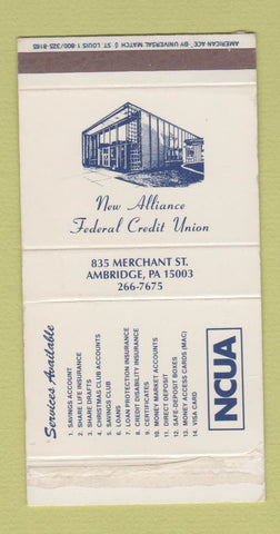 Matchbox - New Alliance Federal Credit Union Ambridge PA
