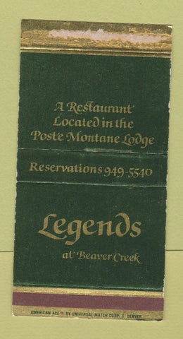 Matchbox - Legends at Beaver Creek Poste Montane Lodge Colorado